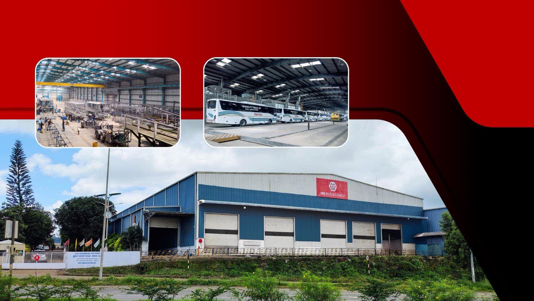 MG Automotives (Bus & Coach) facility in Belagavi