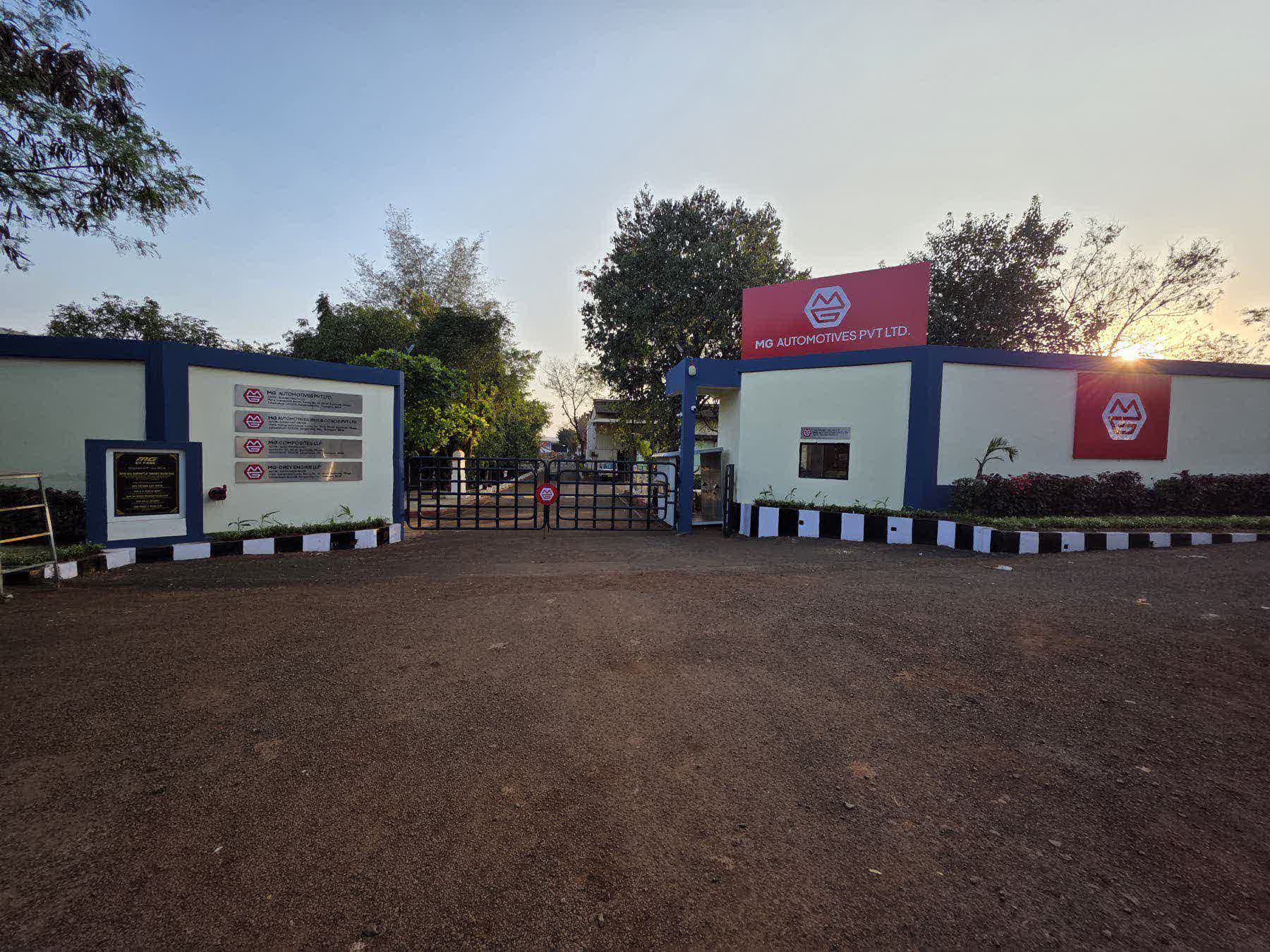 MG Automotives facility in Zaheerabad