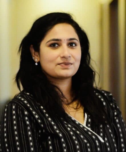 Portrait of Shruthi Sambamurthy, Chief Legal Counsel
